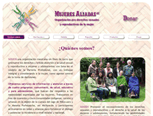 Tablet Screenshot of mujeresaliadas.mx